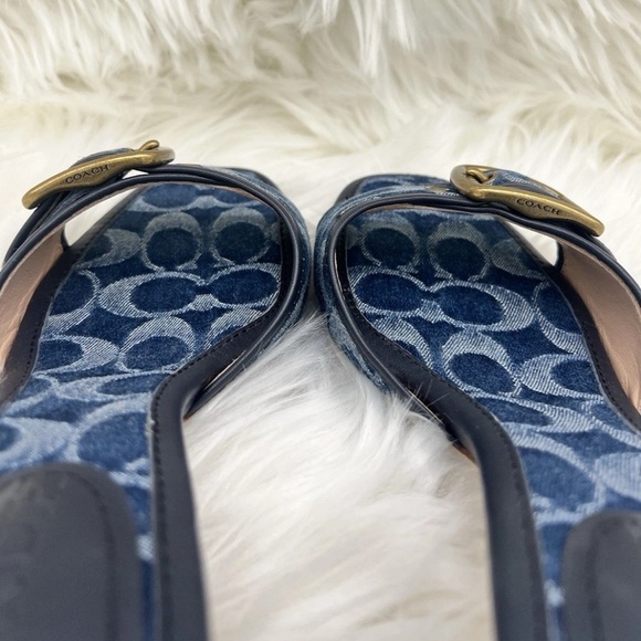 Coach Margot Signature Denim Sandal - Picture 7 of 14